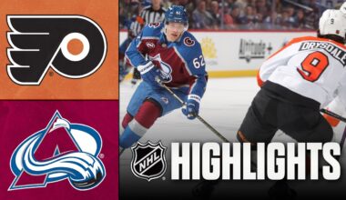 Flyers vs. Avalanche | NHL Highlights | January 23, 2026