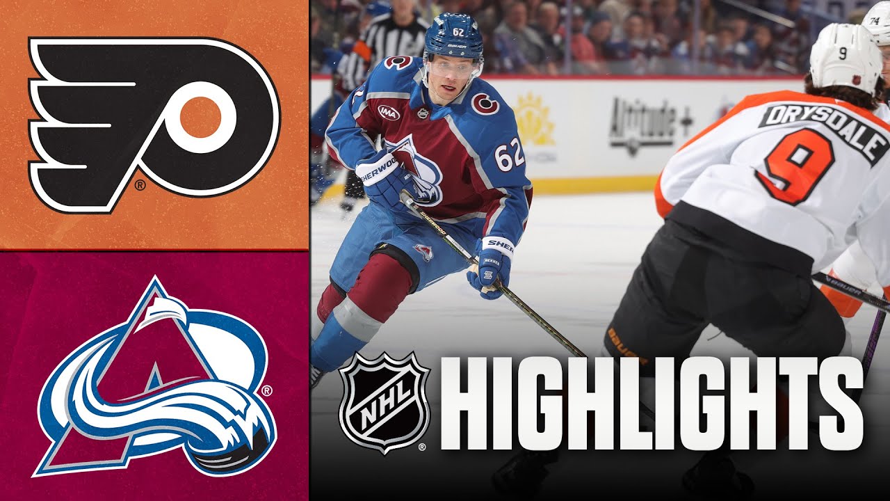 Flyers vs. Avalanche | NHL Highlights | January 23, 2026