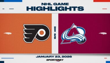 NHL Highlights | Flyers vs. Avalanche - January 23, 2026