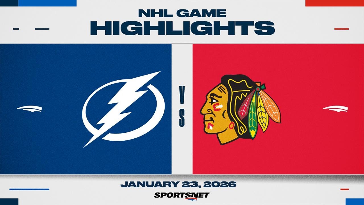 NHL Highlights | Lightning vs. Blackhawks - January 23, 2026
