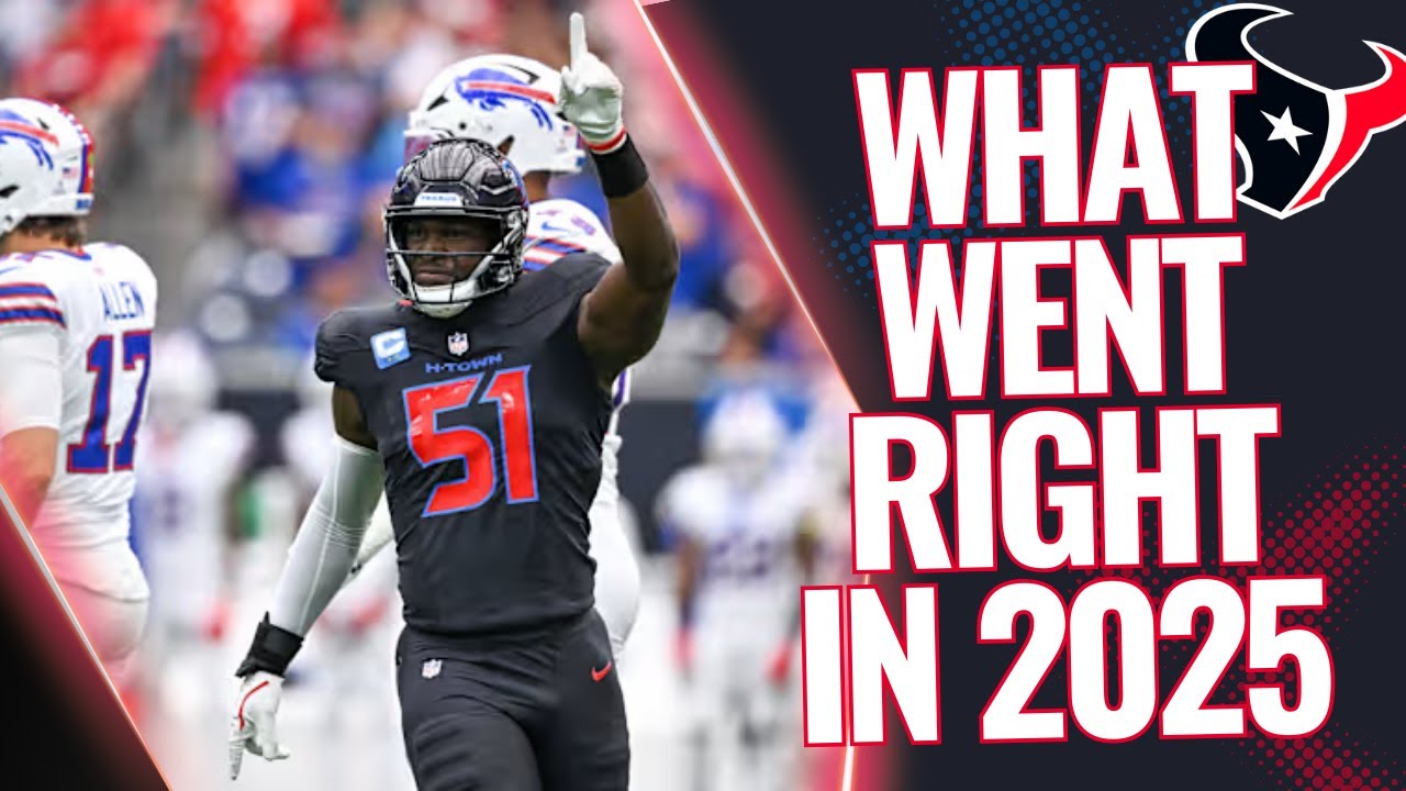 The Houston Texans Had PLENTY Go Their Way in 2025