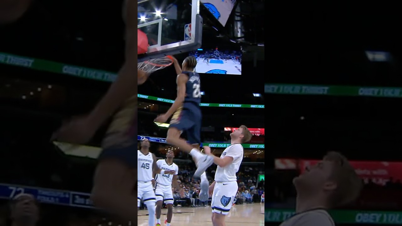 Derik Queen + Trey Murphy III = SLAMS #pelicans #grizzlies