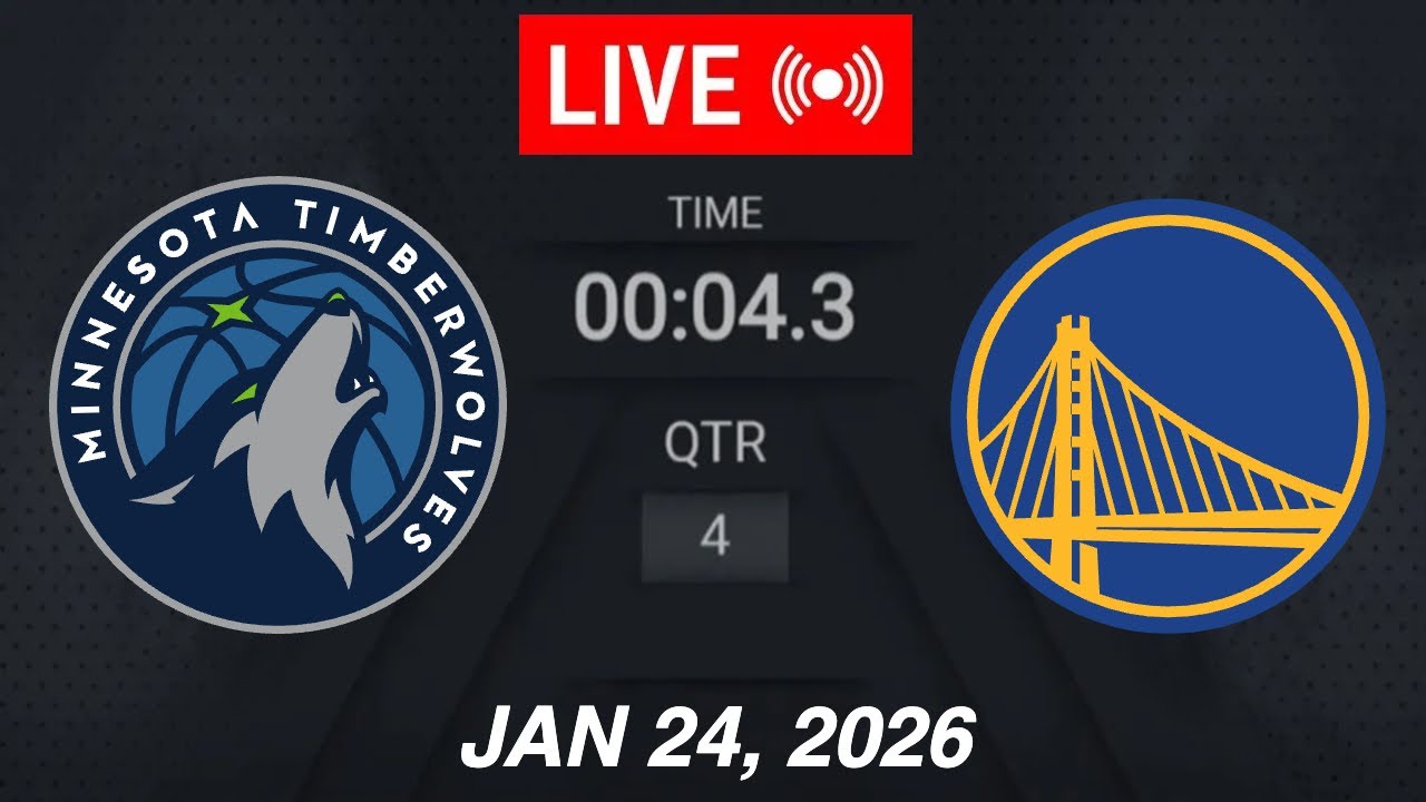 NBA LIVE! Golden State Warriors vs Minnesota Timberwolves | January 24, 2026 | 2026 NBA Season Live
