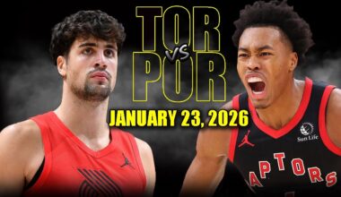 Toronto Raptors vs Portland Trail Blazers Full Game Highlights – January 23, 2026 | NBA Season