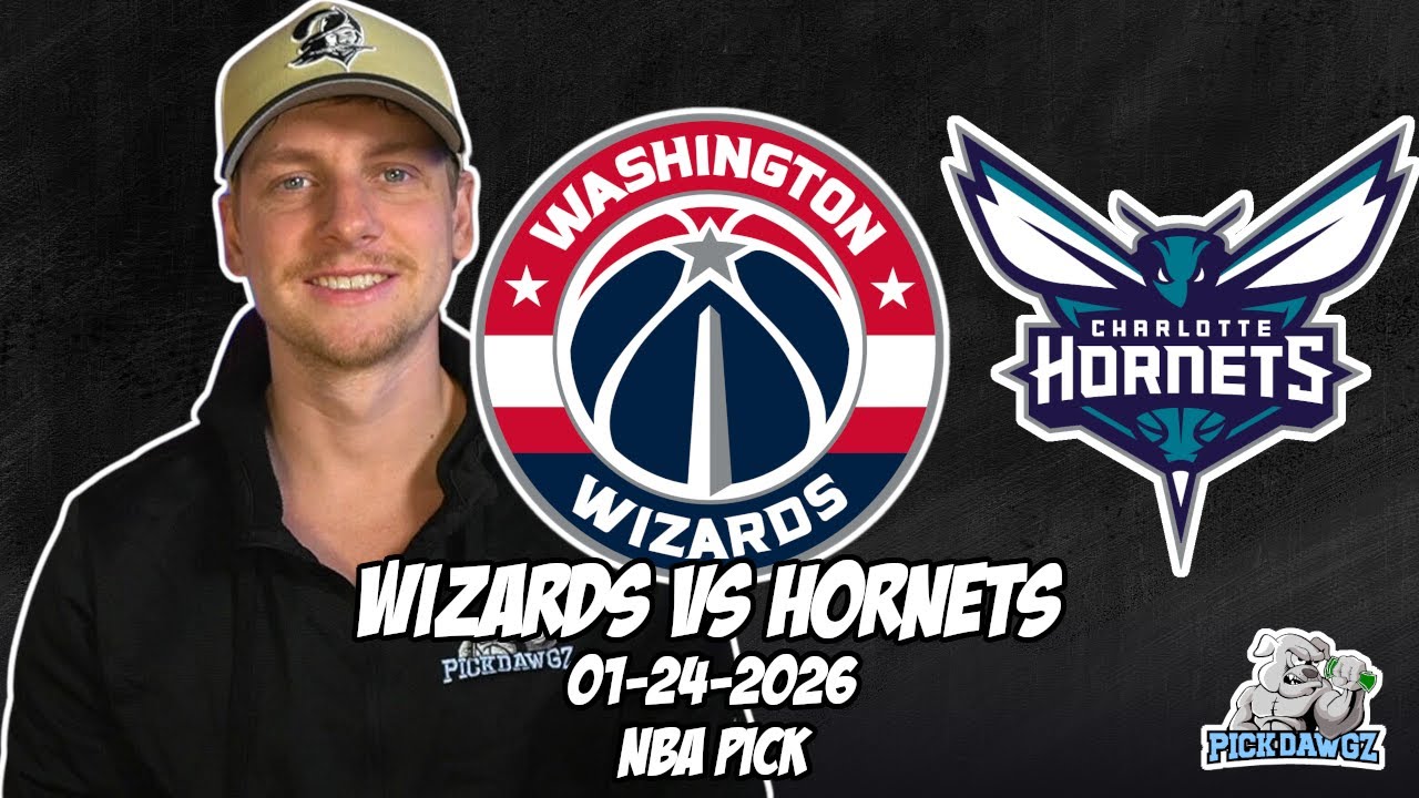 Washington Wizards vs Charlotte Hornets 1/24/26 NBA Free Picks & Prediction | NBA Betting Tips