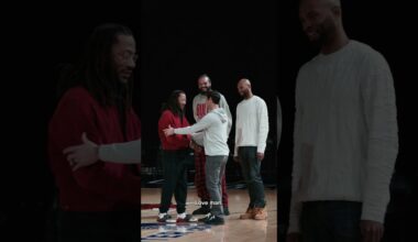 Pooh's family & teammates surprised him seeing the banner for the first time 🌹 #chicagobulls #nba