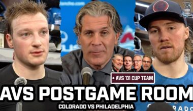 Jared Bednar & Avs PISSED After 7-3 Blowout LOSS vs Flyers + Forsberg & Avs 2001 Stanley Cup Team