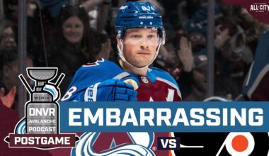 The Colorado Avalanche get embarrassed in 3rd period by Philadelphia Flyers