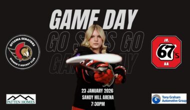 2026/01/23 - 7:30 PM : Ottawa Senators WHC  vs  Ottawa 67s  (OWHA U22 Elite - Regular Season)