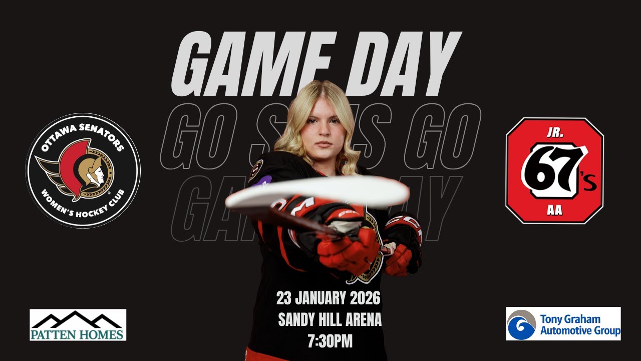 2026/01/23 - 7:30 PM : Ottawa Senators WHC  vs  Ottawa 67s  (OWHA U22 Elite - Regular Season)