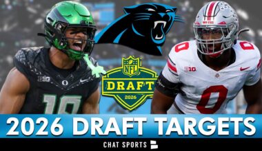 Carolina Panthers 2026 NFL Draft Targets Ft. Kenyon Sadiq & Sonny Styles