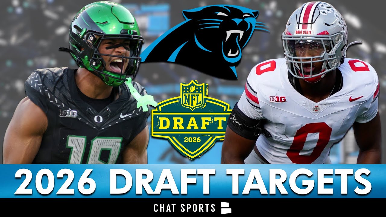 Carolina Panthers 2026 NFL Draft Targets Ft. Kenyon Sadiq & Sonny Styles