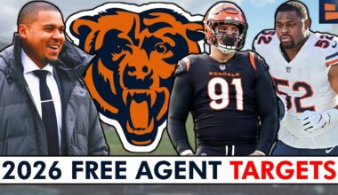 Top 25 Chicago Bears Free Agent Targets For 2026 NFL Free Agency