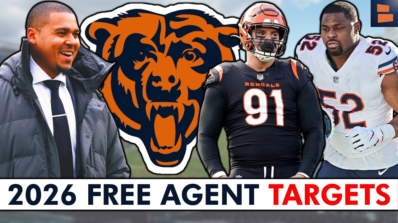 Top 25 Chicago Bears Free Agent Targets For 2026 NFL Free Agency