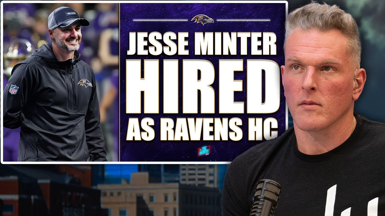 Ravens Hire Chargers DC Jesse Minter As Head Coach | Pat McAfee Show