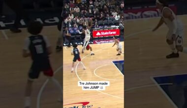 Tre lowkey made him levitate 👀 #highlights #nba #basketball #shorts