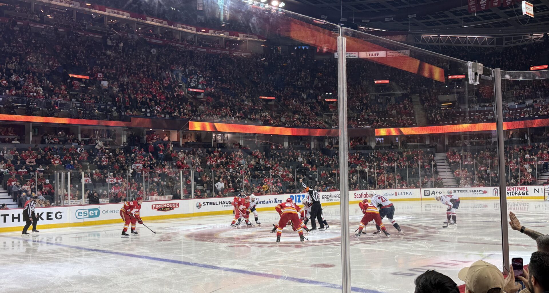Checking in from the Saddledome