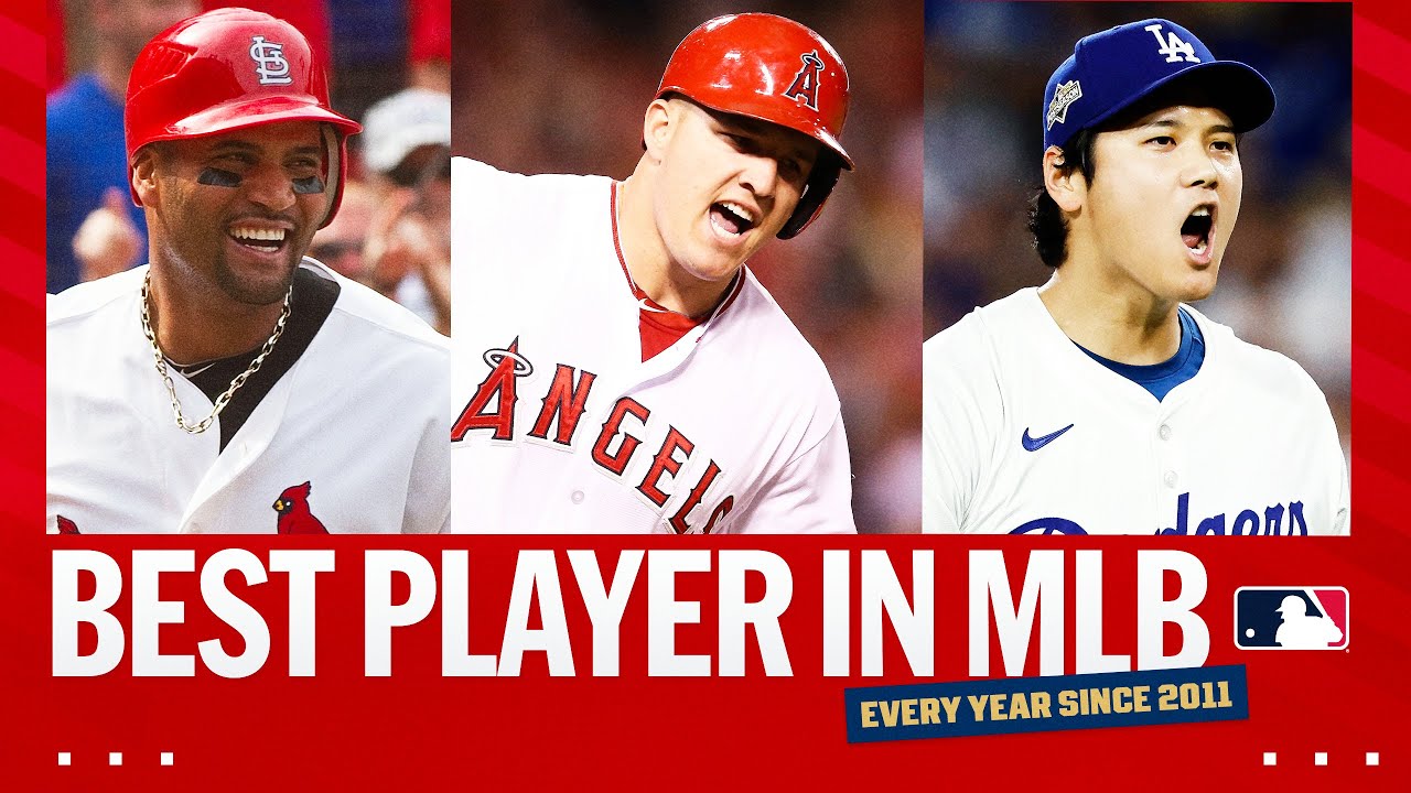 Every player ranked #1 in MLB's Top 100 Players Right Now since 2011! (Pujols, Trout, Shohei & MORE)