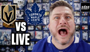 Toronto Maple Leafs vs Vegas Golden Knights LIVE w/ Steve Dangle