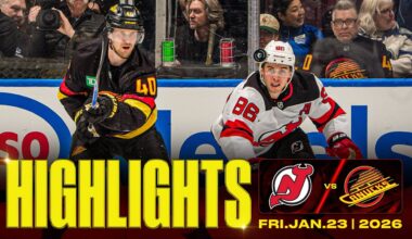 Game in 10 | Vancouver Canucks vs. New Jersey Devils (Jan 23, 2026)