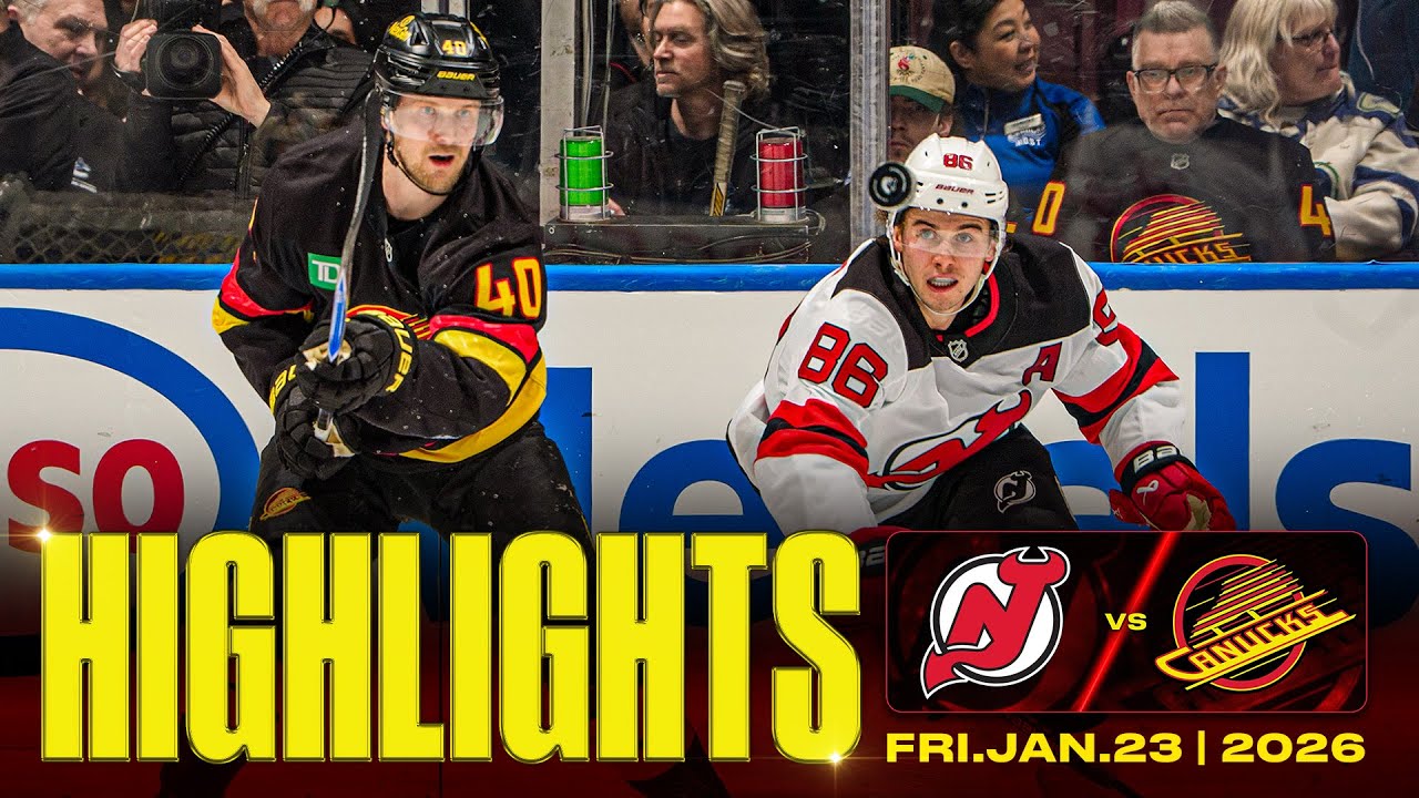 Game in 10 | Vancouver Canucks vs. New Jersey Devils (Jan 23, 2026)