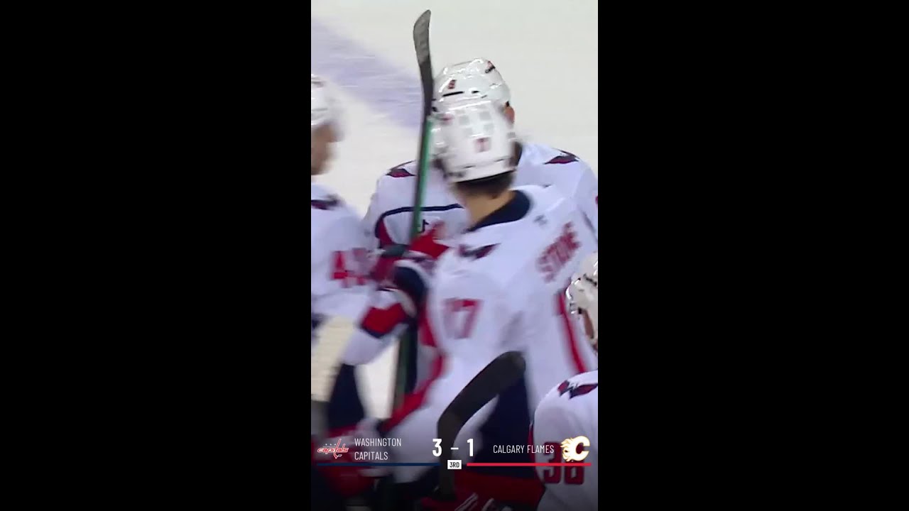Alex Ovechkin with a Goal vs Calgary Flames