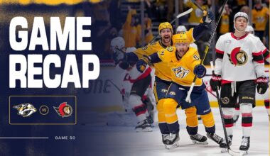 PREDS WIN: Game Highlights vs Ottawa Senators: Jan. 22