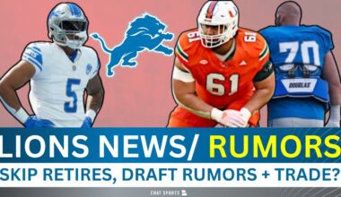 Today's Lions News: Dan Skipper Retires, Hank Fraley WANTED Drew Petzing + Draft