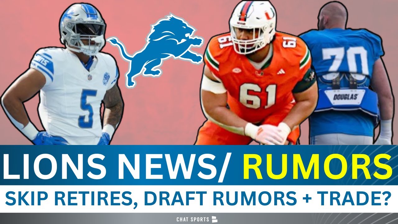 Today's Lions News: Dan Skipper Retires, Hank Fraley WANTED Drew Petzing + Draft