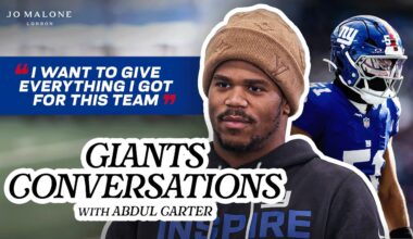 Abdul Carter Looks Back on His First Year and Sets Expectations for the Future | New York Giants