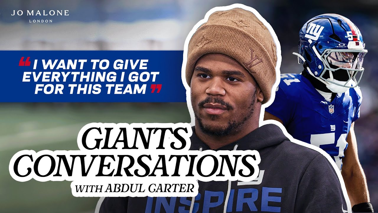 Abdul Carter Looks Back on His First Year and Sets Expectations for the Future | New York Giants