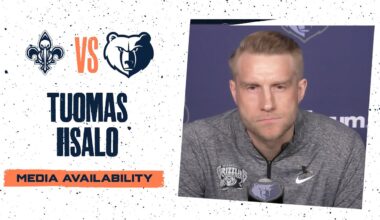 Tuomas Iisalo Press Conference | Grizzlies vs. Pelicans