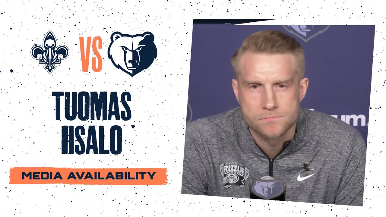 Tuomas Iisalo Press Conference | Grizzlies vs. Pelicans