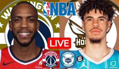 LIVE: WASHINGTON WIZARDS vs CHARLOTTE HORNETS | NBA | PLAY BY PLAY | SCOREBOARD
