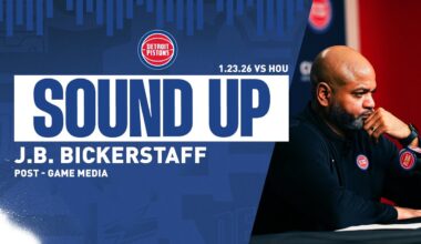 Post-Game Press Conference: J.B. Bickerstaff | Pistons vs. Rockets  | 1.23.26