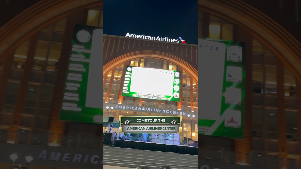 American Airlines Center 🏟️Home of the Dallas Stars since 2001.#DallasStars #NHL