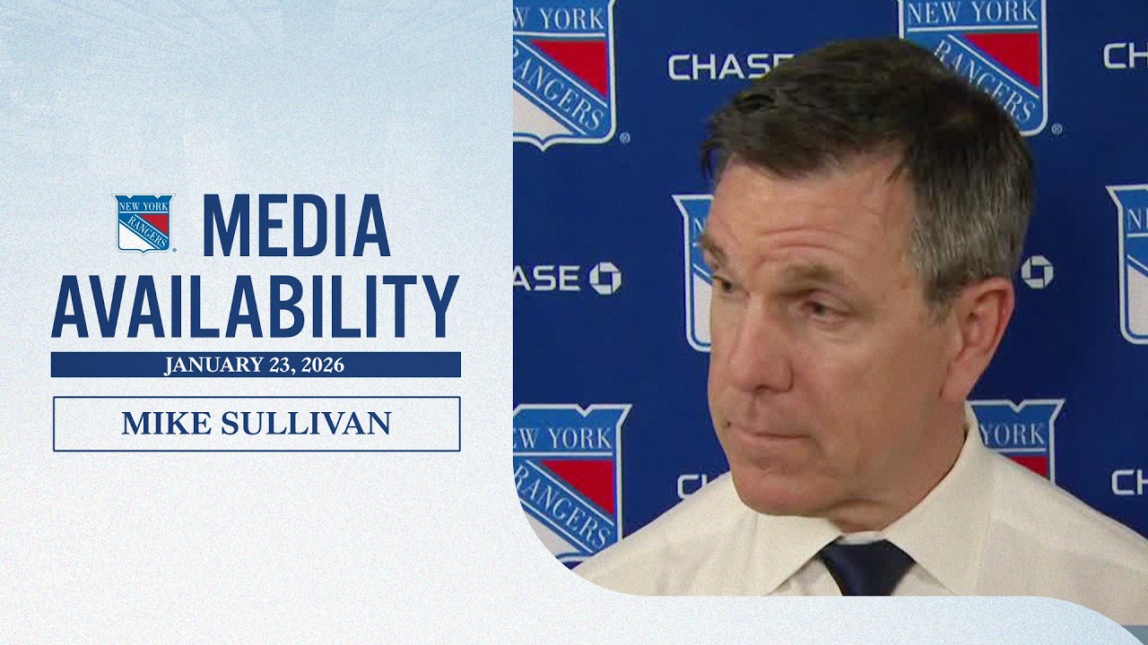 NYR at SJS: Mike Sullivan Postgame Media Availability | Jan. 23, 2026