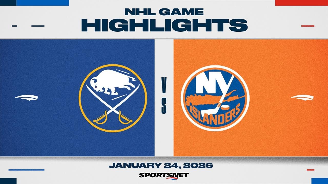 NHL Highlights | Sabres vs. Islanders - January 22, 2026