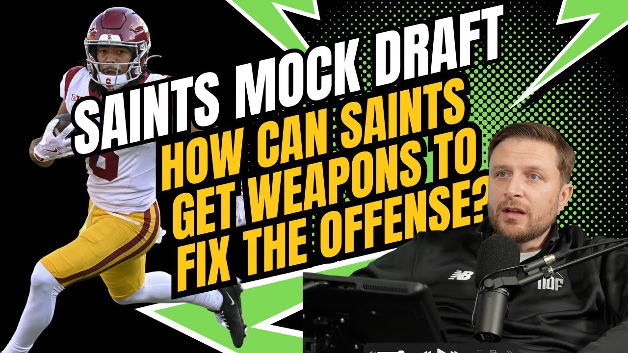 Saints Mock Draft: Can Saints get a weapon in first round?