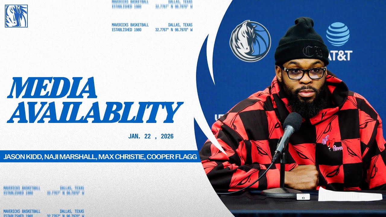 Jason Kidd, Naji Marshall, Max Christie, & Cooper Flagg | Media Availability vs GSW | 01/22/26