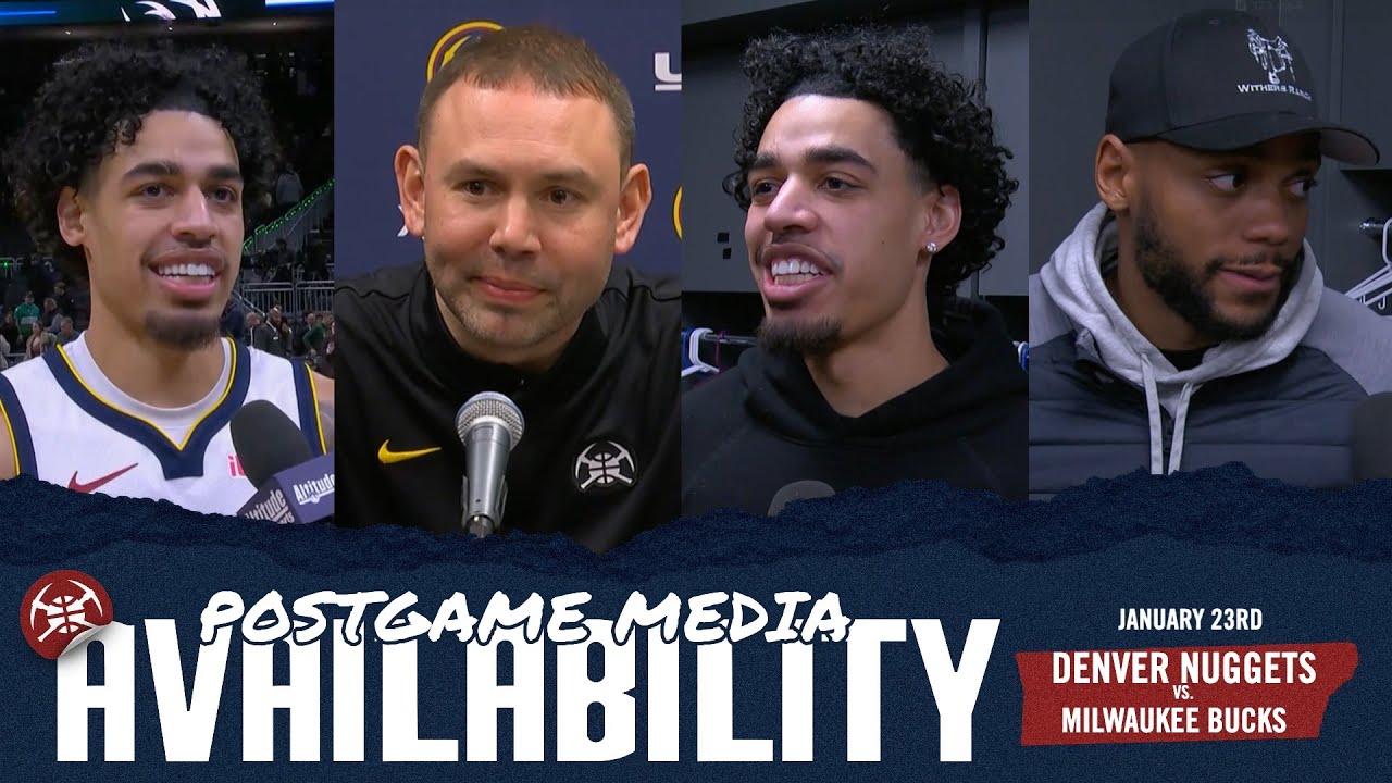 ALL Denver Nuggets Postgame Media vs. MIL 🎙️