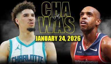 Charlotte Hornets vs Washington Wizards Full Game Highlights - January 24, 2026 | NBA Season