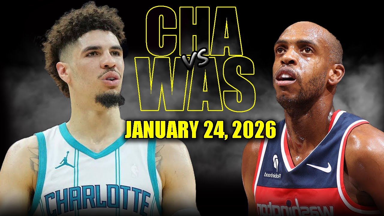 Charlotte Hornets vs Washington Wizards Full Game Highlights - January 24, 2026 | NBA Season