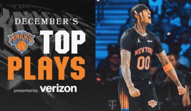 New York Knicks Top Plays: December Recap