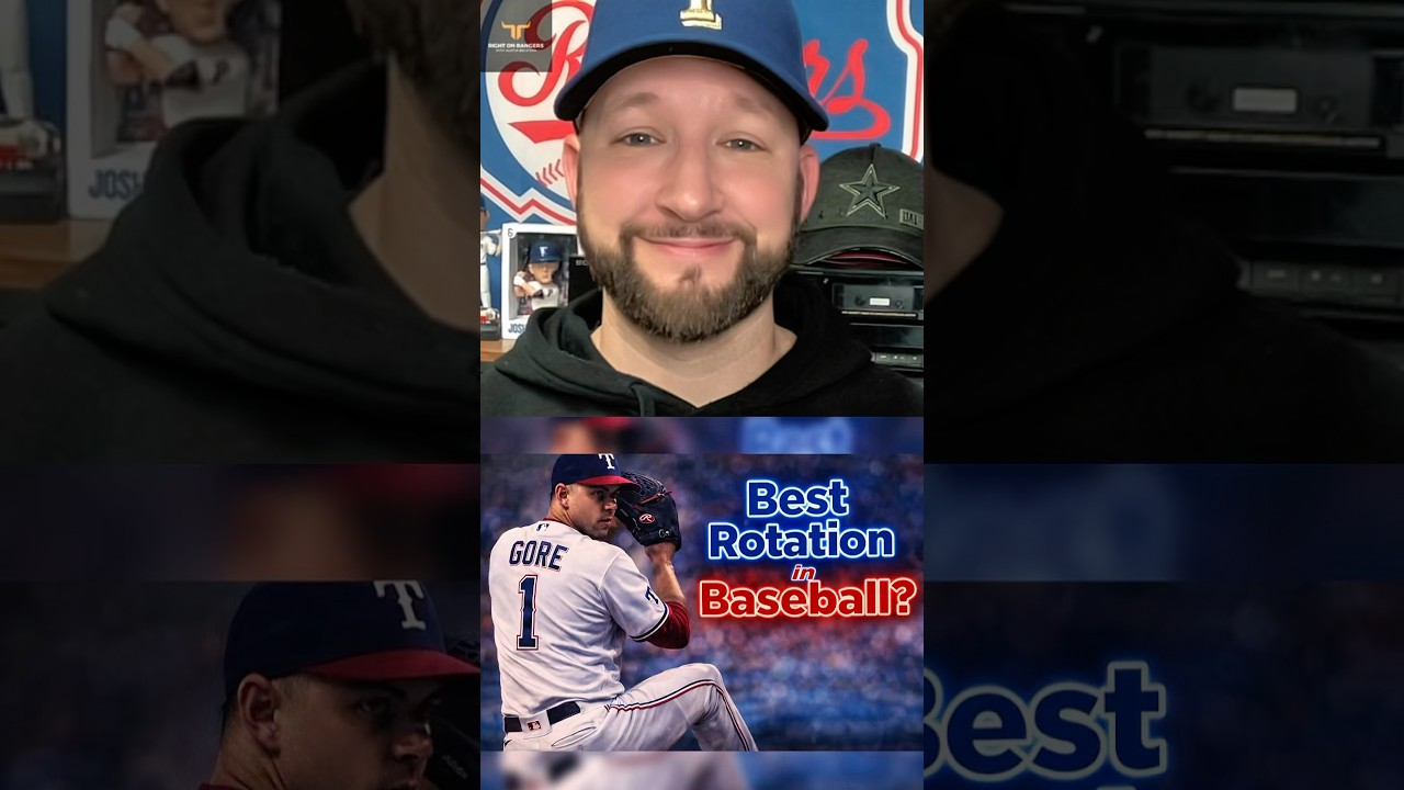 The #TexasRangers stole MacKenzie Gore. Now tell me who has a better rotation.