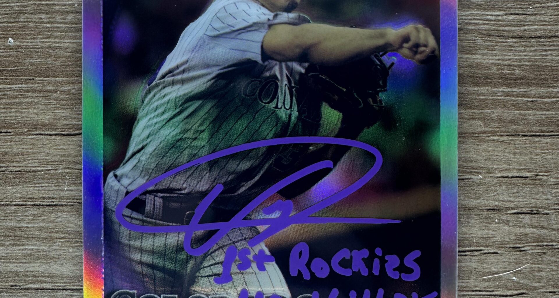 My favorite autograph from Rockies Fest today. Love the inscription!