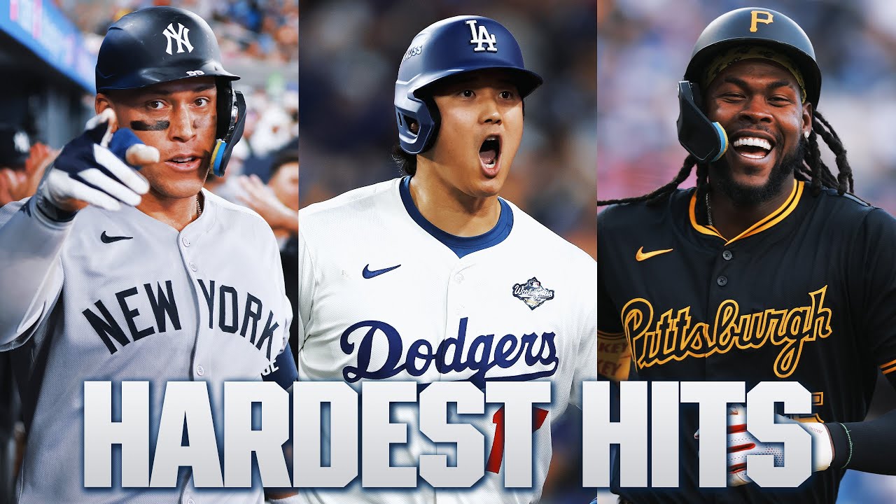 The HARDEST-HIT BALL of the Statcast era came in the 2025 season! 🔥 (MLB's hardest hits of 2025)