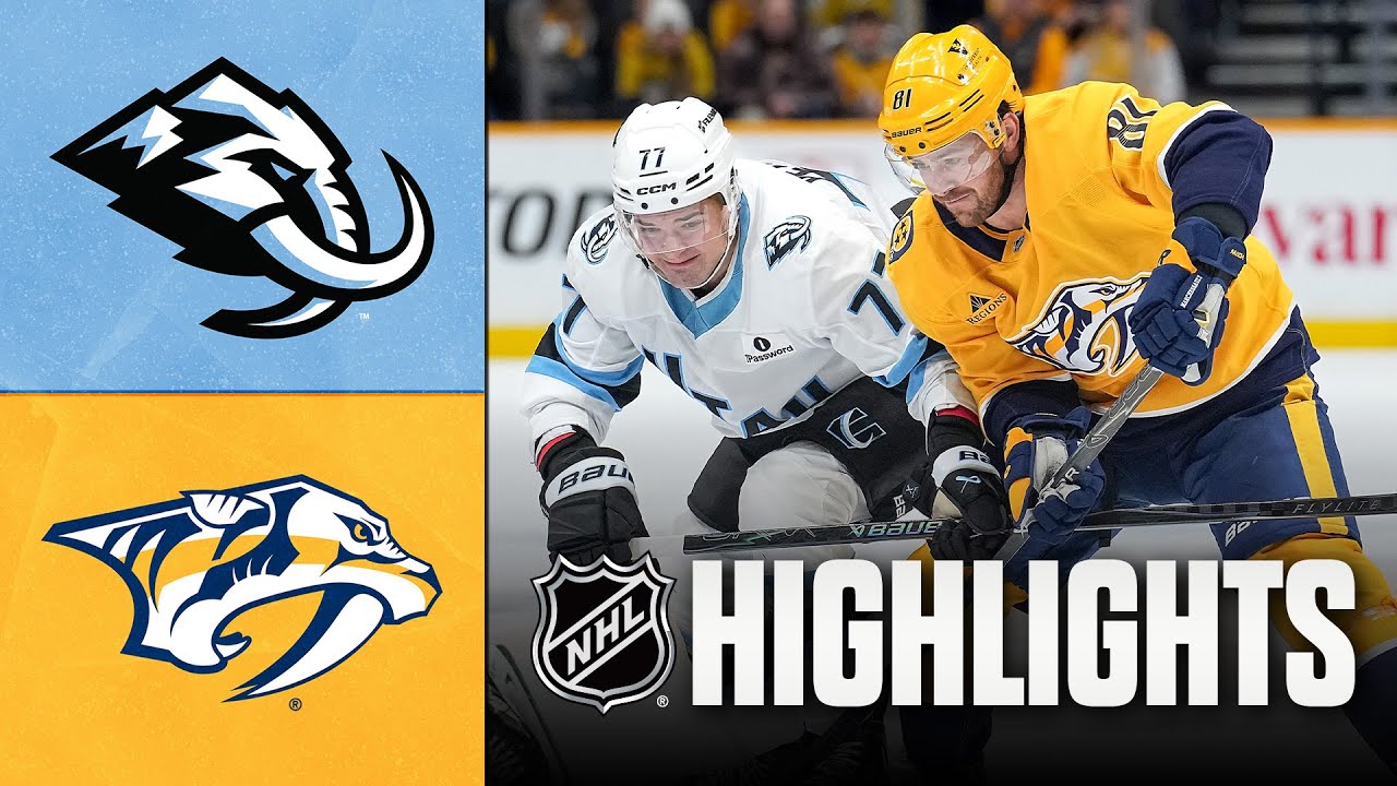 Mammoth vs. Predators | NHL Highlights | January 24, 2026
