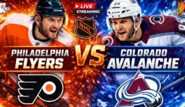 Philadelphia Flyers vs Colorado Avalanche: NHL Vertical LIVE Play by Play and Watch Party