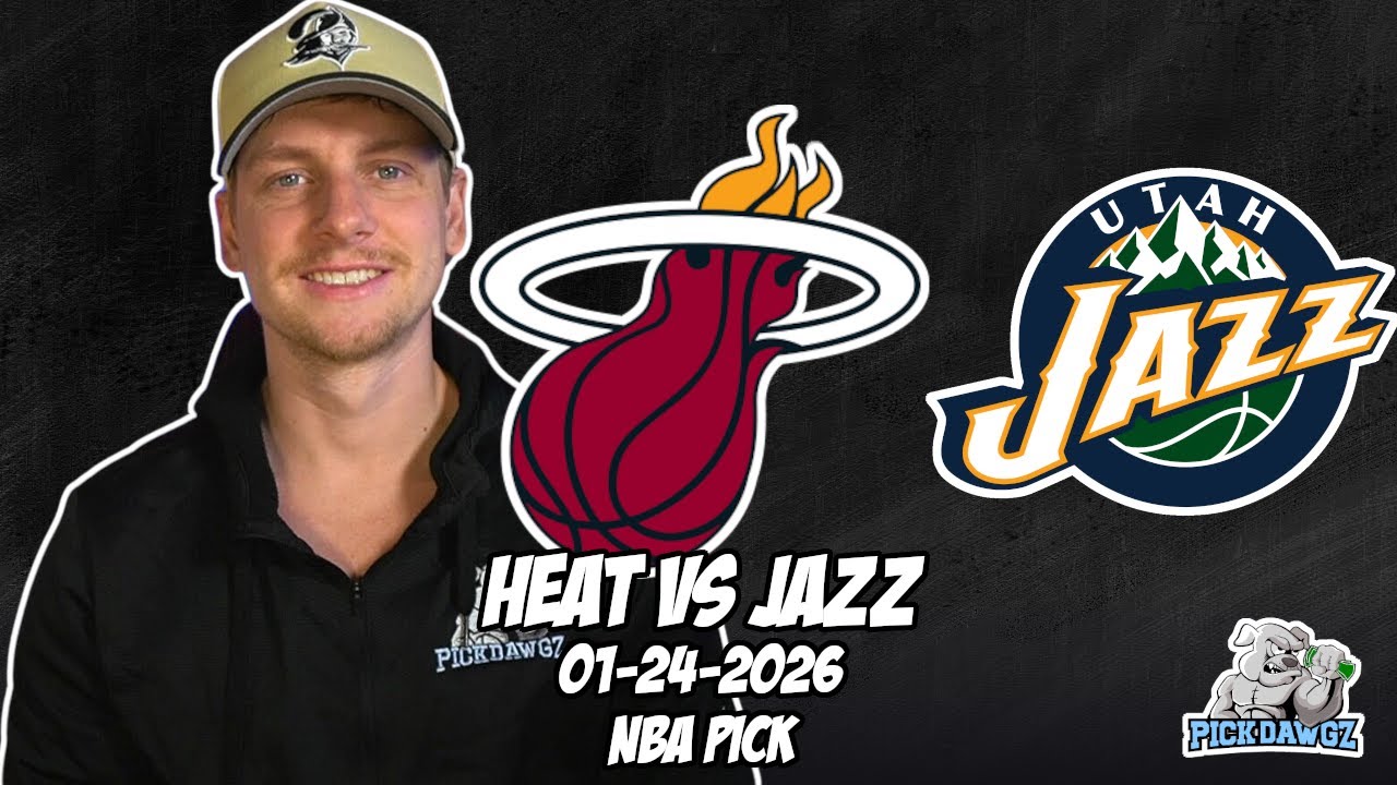Miami Heat vs Utah Jazz 1/24/26 NBA Free Picks & Prediction | NBA Betting Tips
